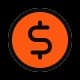 Dollar sign icon