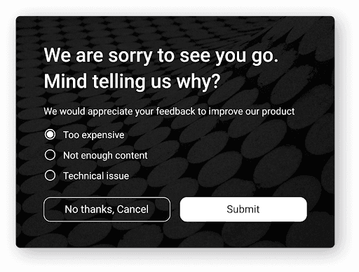 Mind telling us why popup